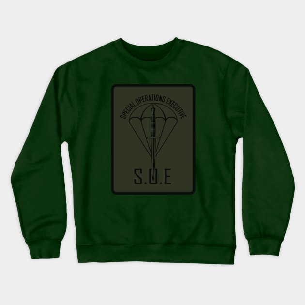 S.O.E. Special Operations Executive Crewneck Sweatshirt by Firemission45